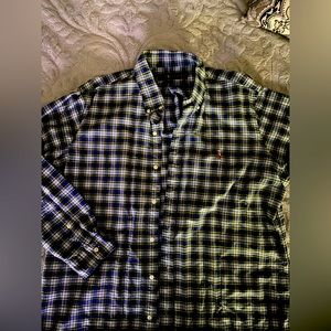 Polo Ralph Lauren plaid Oxford shirt, excellent used condition - XL